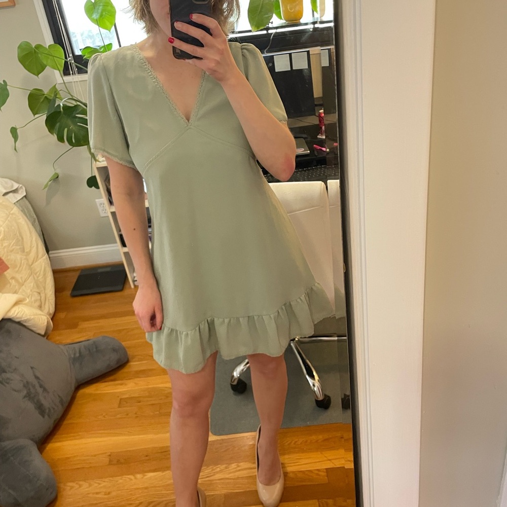 Urban Outfitters Elegant Sage Green Dress